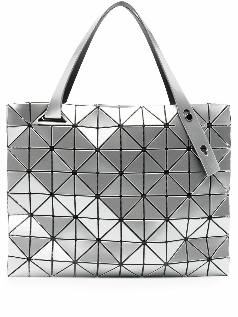 Bao Bao Issey Miyake Silver Carton Tote Bag Bao Bao Issey Miyake