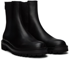 Valentino Garavani Black VLogo Chelsea Boots