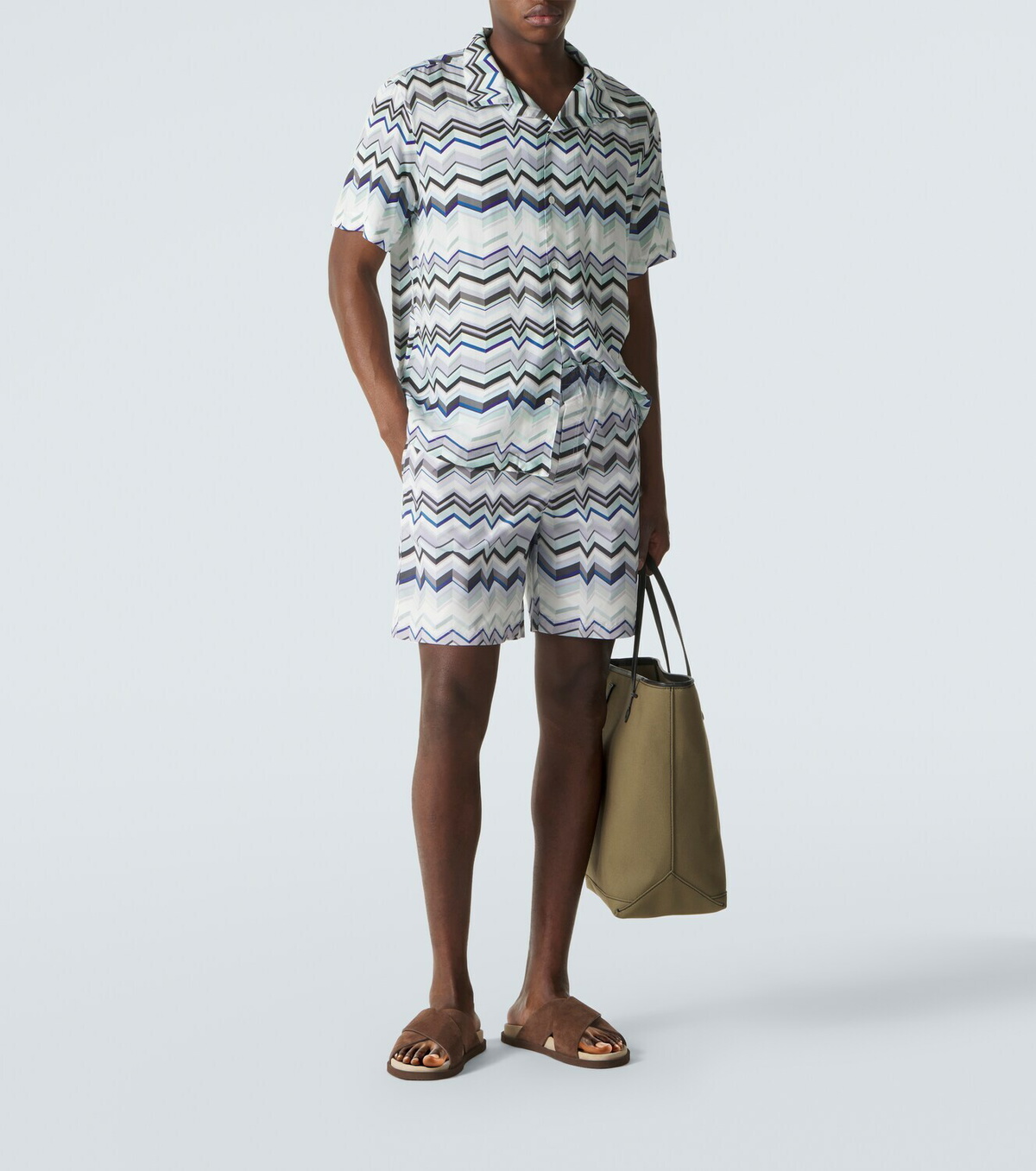 Missoni Zig Zag bowling shirt