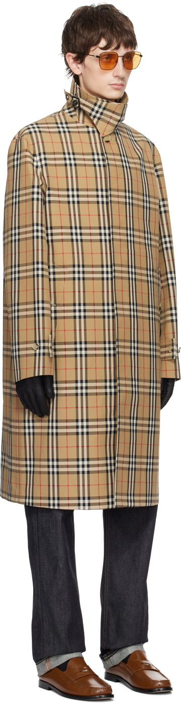 Gaby mac coat check - Brown/beige check