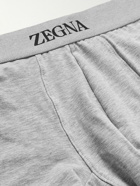 Zegna - Stretch-Cotton Boxer Briefs - Gray