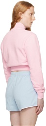 AMBUSH Pink Cropped Sweatshirt