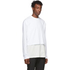 Givenchy White Overlay Long Sleeve T-Shirt