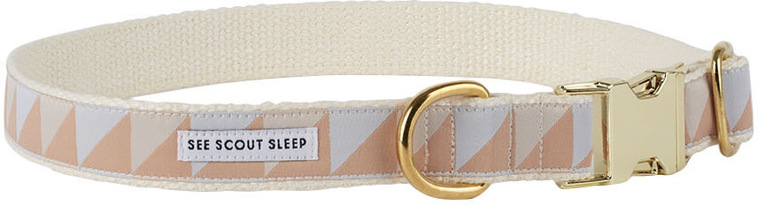 See Scout Sleep Beige & Off-White X-Large Nice Grill Standard Collar