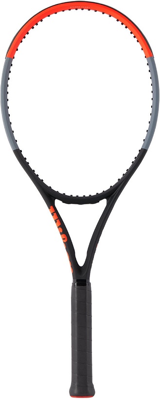 Photo: Wilson Black & Orange Clash 100L Tennis Racket
