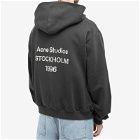 Acne Studios Men's Franziska 1996 Back Logo Hoodie in Black