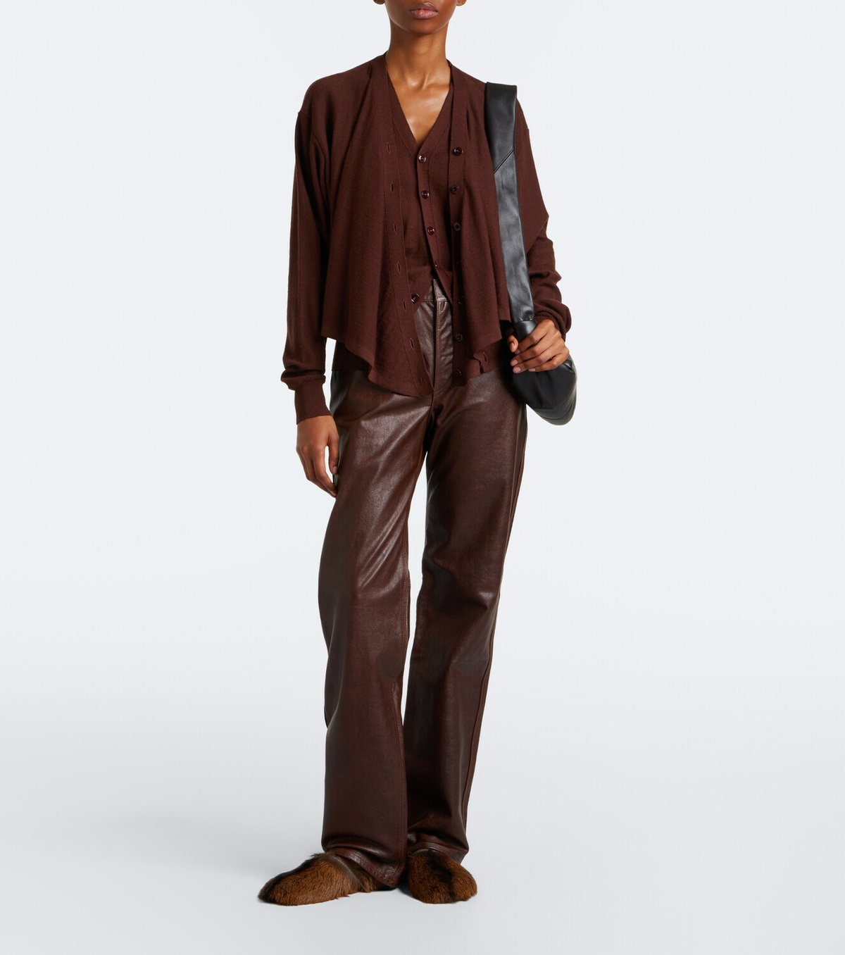 Lemaire Shearling slip-on shoes