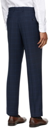 Boss Navy Check Genius5 Trousers