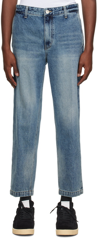 Photo: Solid Homme Blue Cropped Jeans