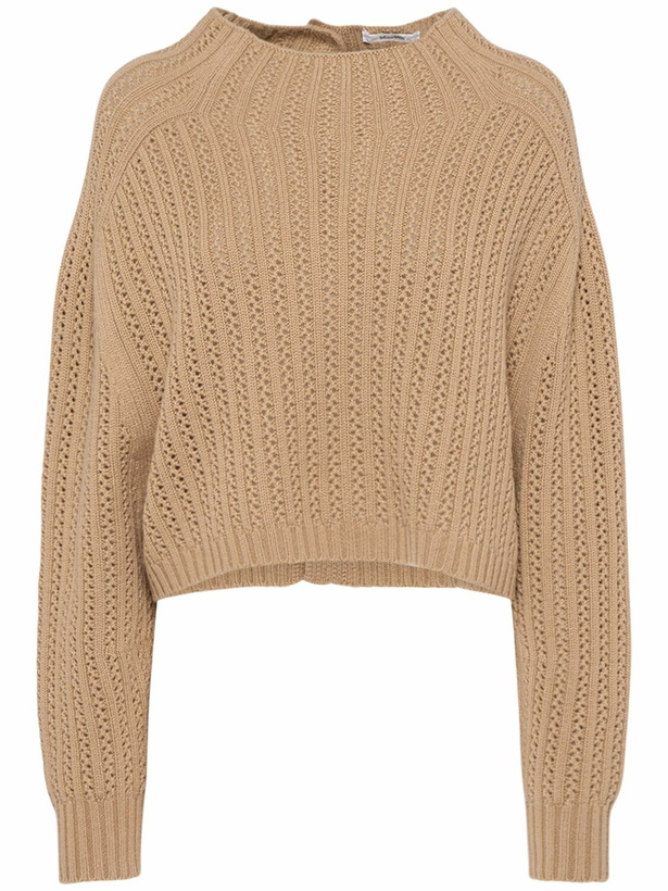 Photo: MAX MARA Hodeida Wool Blend Knit Sweater