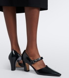 Aeyde Isidora leather Mary Jane pumps