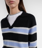 Velvet Everlake striped polo sweater