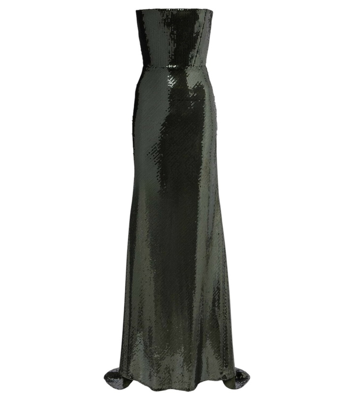 Photo: Alex Perry Sequined corset gown