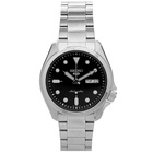 Seiko Men's 5 Sports Watch in Black/Silver