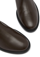 Aeyde Jack Leather Chelsea Boots Brown