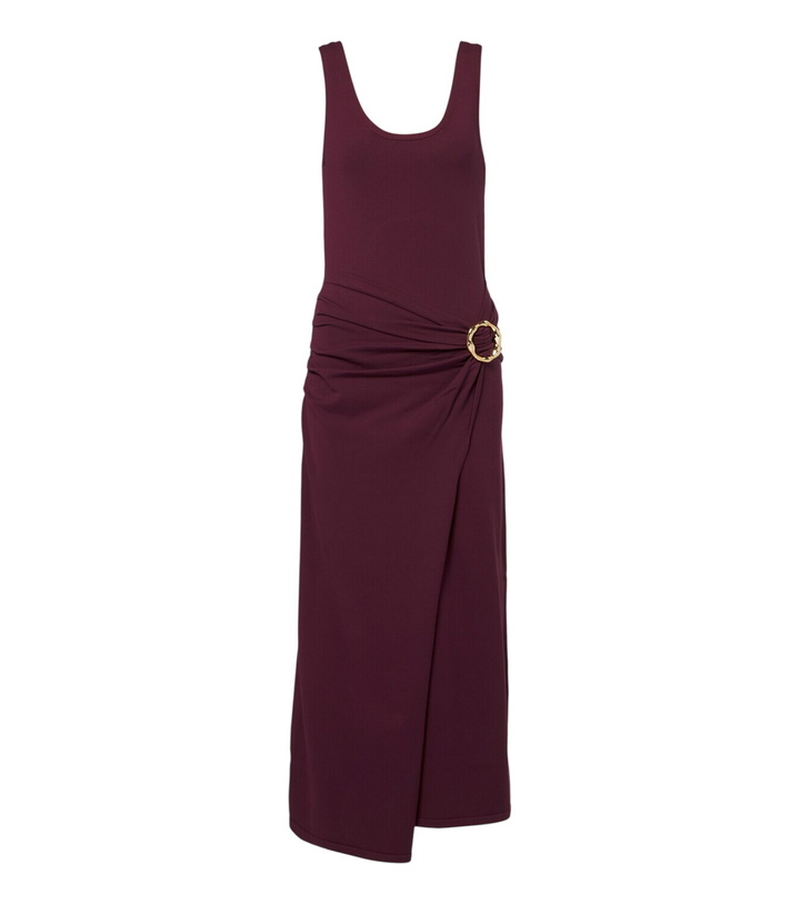 Photo: Simkhai Genne gathered midi dress