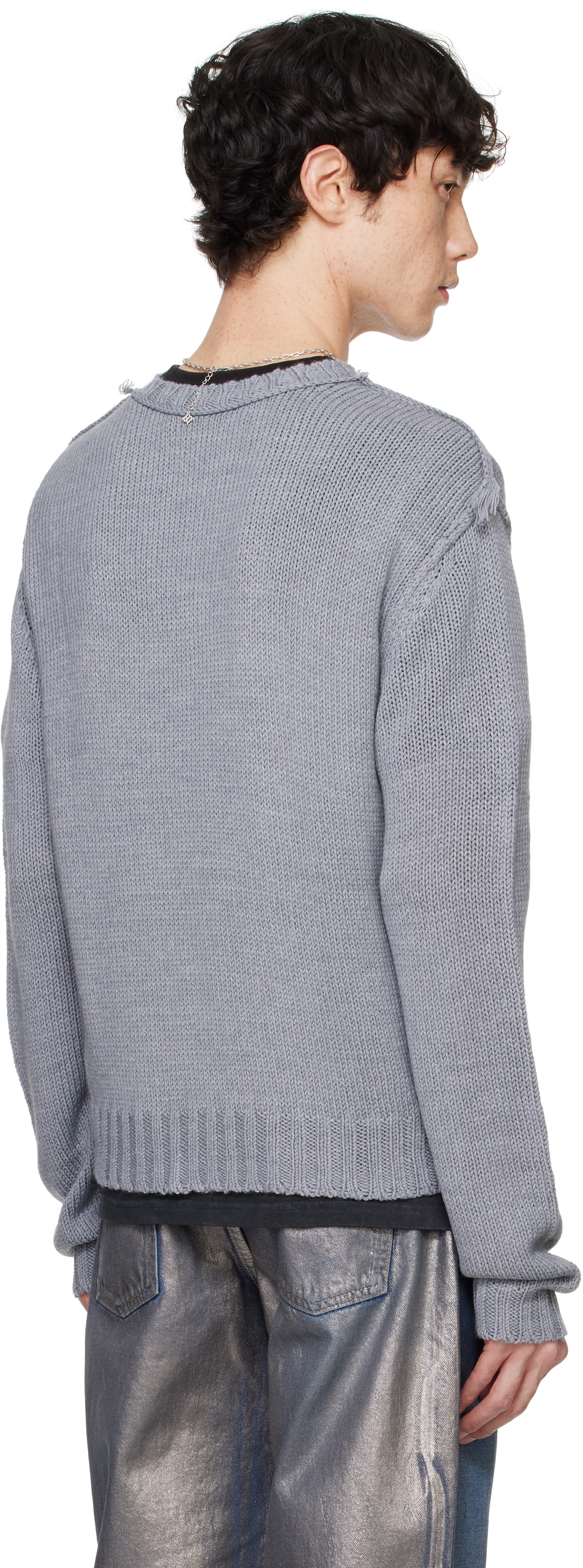 MISBHV Gray Community Sweater