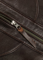 Nudie Jeans Joppe Western Leather Jacket Dark Brown