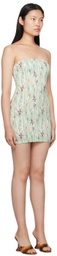 BINYA Green Alma Minidress