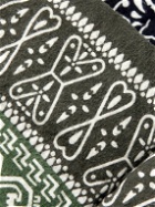 KAPITAL - Kesa Reversible Padded Printed Fleece Scarf