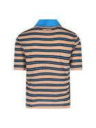Marni Striped Virgin Wool Polo Shirt
