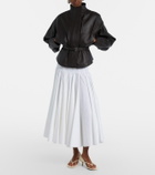 Jacquemus Ciro belted leather jacket