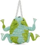 Collina Strada Blue & Green Frog Bag