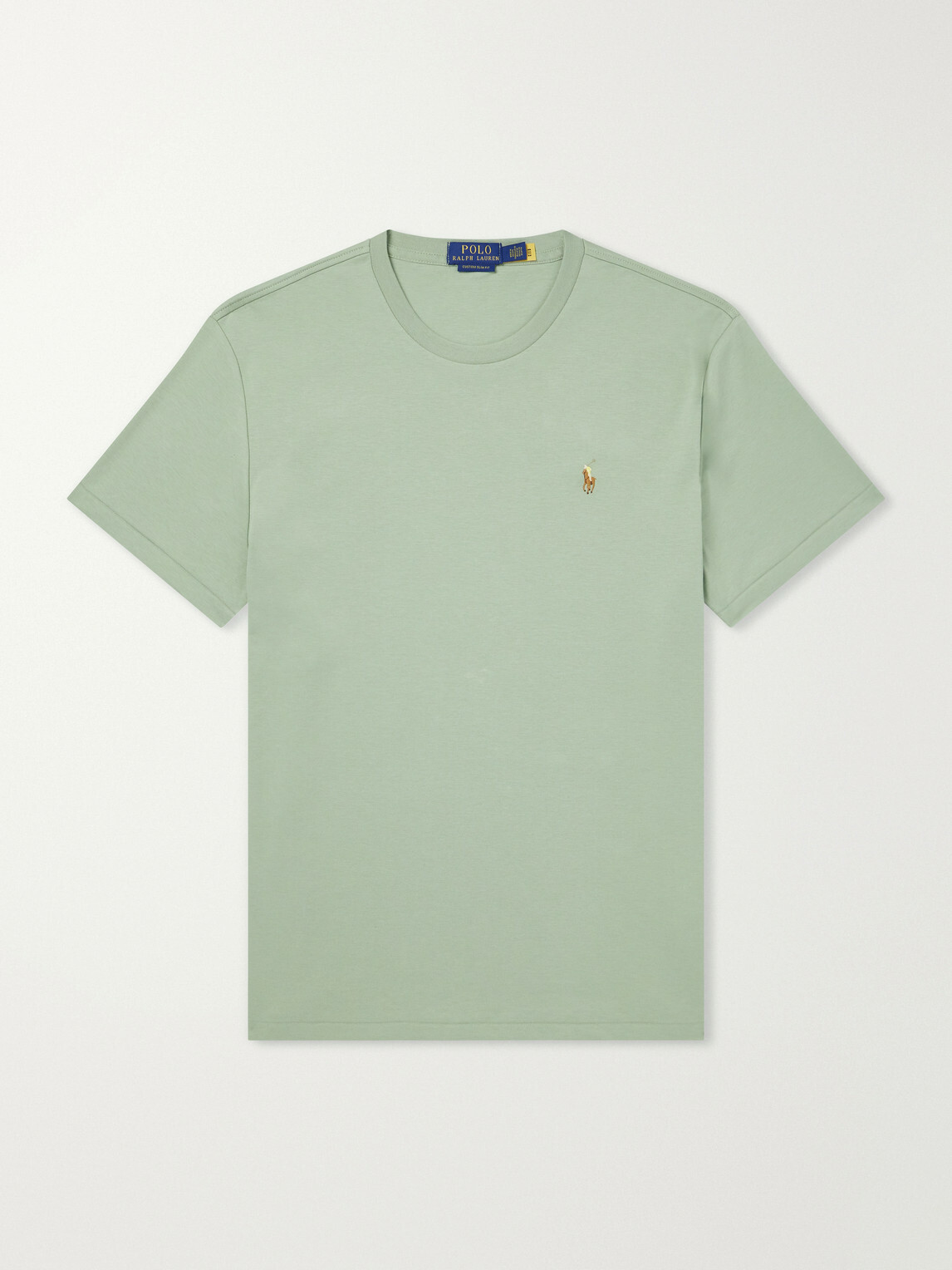 Polo Ralph Lauren - Logo-Embroidered Cotton-Jersey T-Shirt - Green