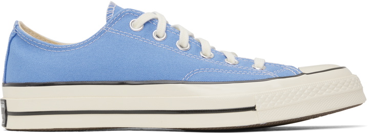 Photo: Converse Blue Chuck 70 Low Top Sneakers