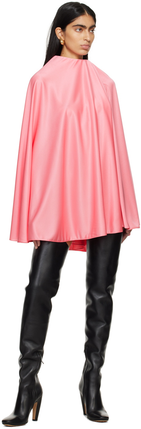 Marie Adam-Leenaerdt Pink Cape Blouse
