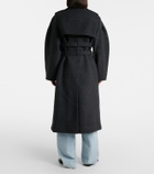 Ganni Belted wool and cashmere-blend coat