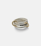 Spinelli Kilcollin Petunia Eclipse sterling silver and 18kt gold ring with diamonds