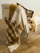 Pendleton - Fringed Quilted Checked Cotton Throw
