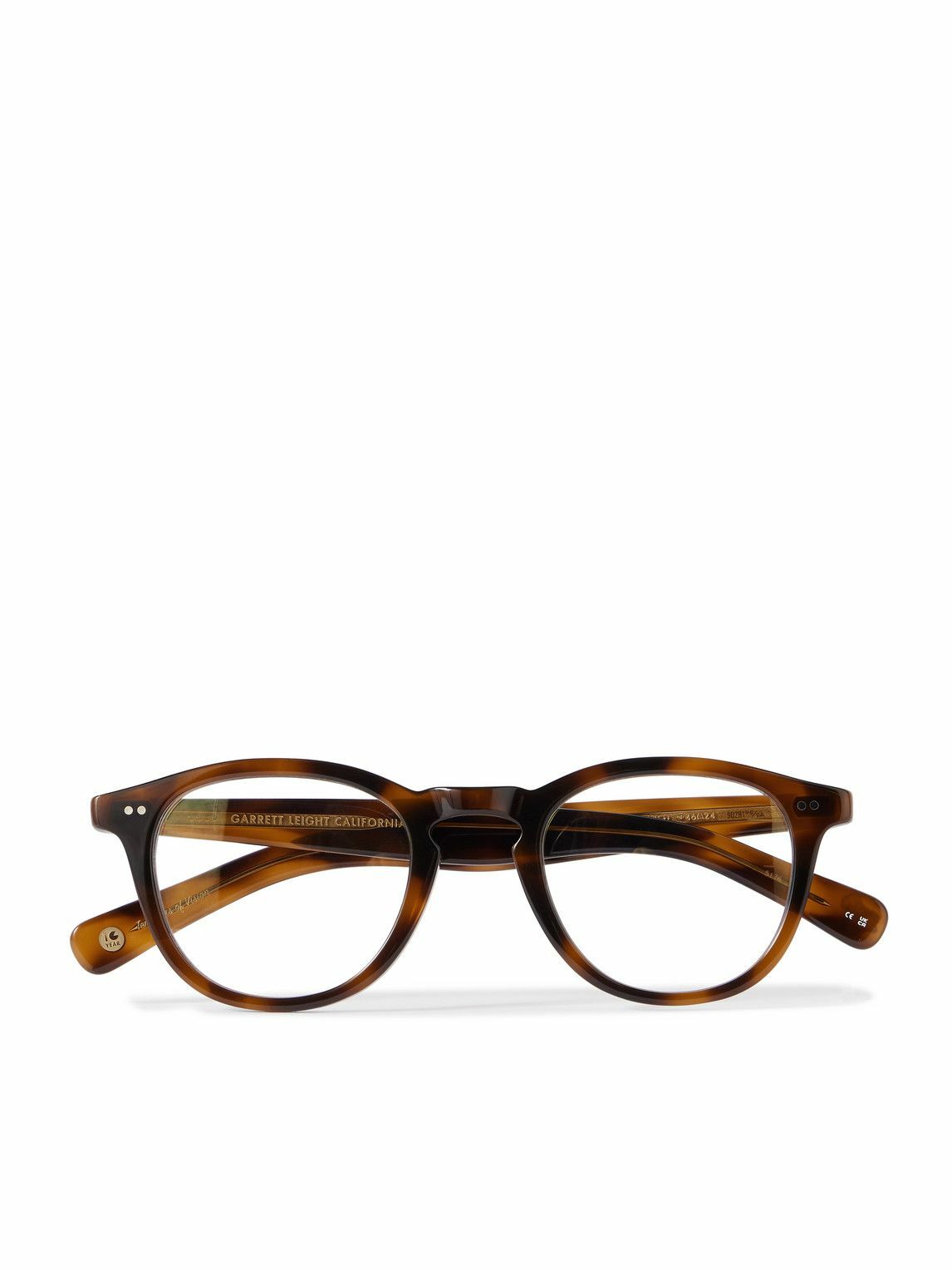 Garrett Leight California Optical - Hampton Round-Frame Tortoiseshell Acetate Optical Glasses