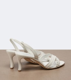 Manolo Blahnik Volusan leather slingback sandals