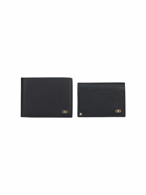 Photo: Ferragamo gancini Wallet And Card Holder Set