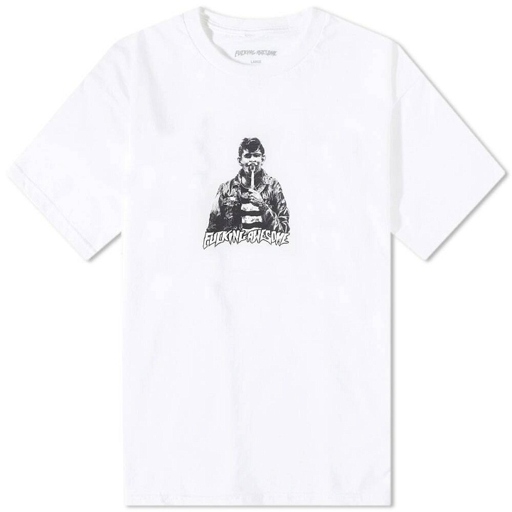 Photo: Fucking Awesome Men's Knife Tongue T-Shirt in White