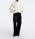 Róhe Silk blouson jacket