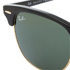 Ray Ban Clubmaster Sunglasses in Black/Green