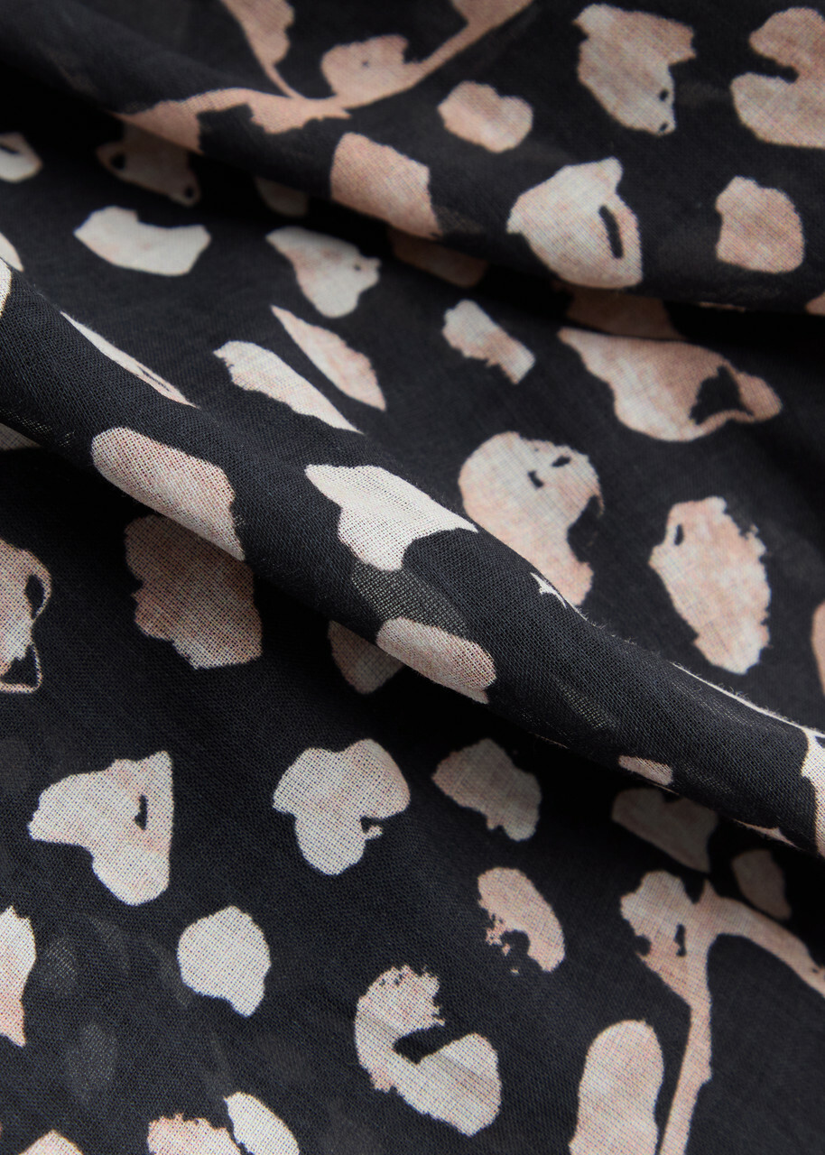Desmond & Dempsey Jag Printed Cotton-voile Pyjama set Navy