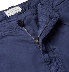 Hartford - Troy Slim-Fit Cotton-Chambray Drawstring Trousers - Men - Blue