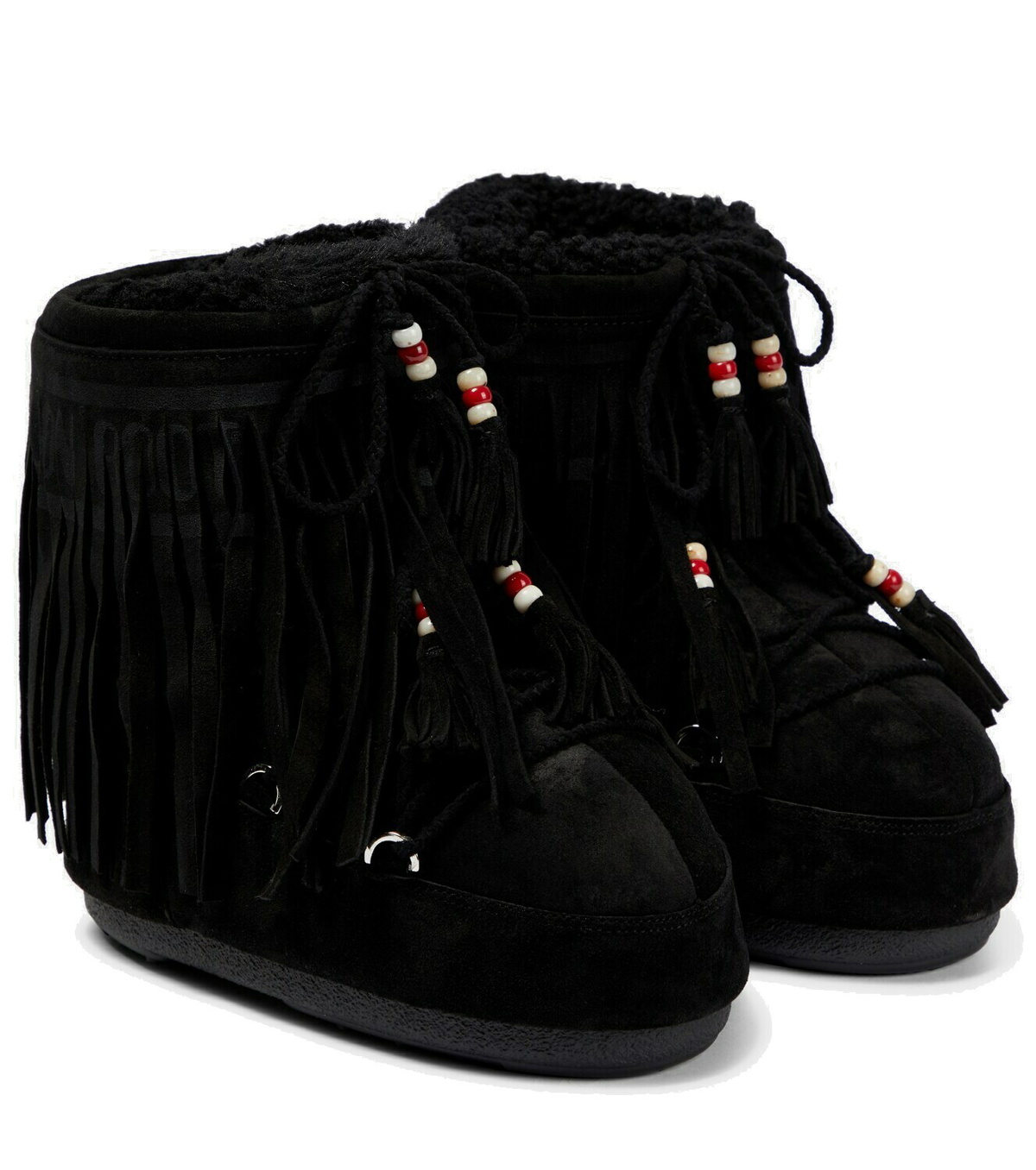 Alanui Boots moon boot Women 14052600003 Fabric Gray Black 582,56€
