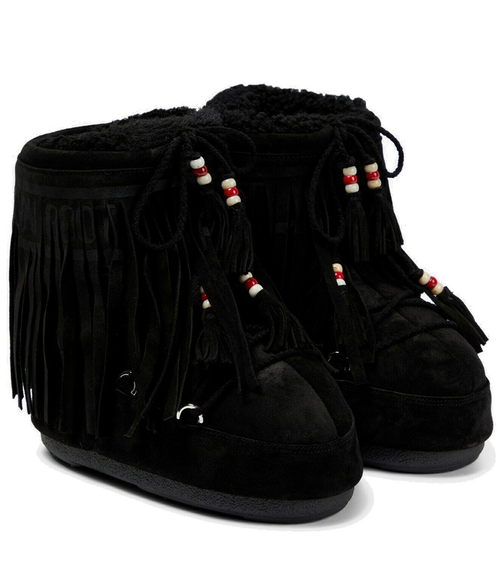 Photo: Alanui - x Moon Boot Icon Low suede boots