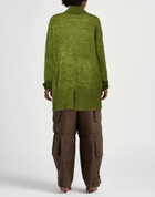 Manila Grace Womens Turtleneck Military in Green