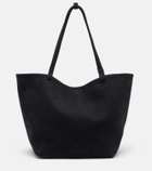 The Row Park Three suede tote bag
