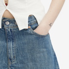 Our Legacy Women's Cover Denim Skirt in Mid Bla