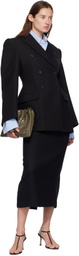 WARDROBE.NYC Black Double Breasted Contour Blazer