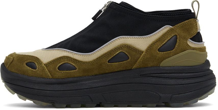 SUICOKE Khaki AKK-ZIP Sneakers