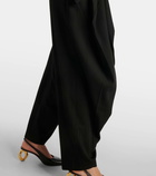 JW Anderson Draped high-rise wool tapered pants