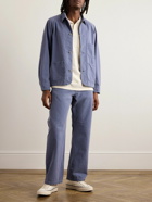 Remi Relief - Straight-Leg Cotton-Canvas Trousers - Blue